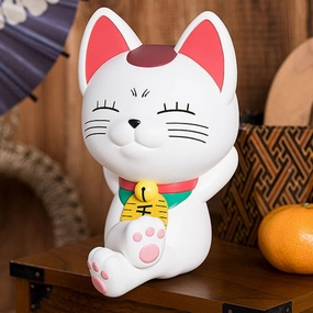 S-FIRE DAN DA DAN PVC Piggy Bank Turbo Granny Beckoning cat Miniature Piece Action Pose