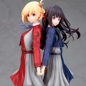 Lycoris Recoil Chisato Nishikigi & Takina Inoue 1/8 Scale Figure Display Shelf Podcast Studio