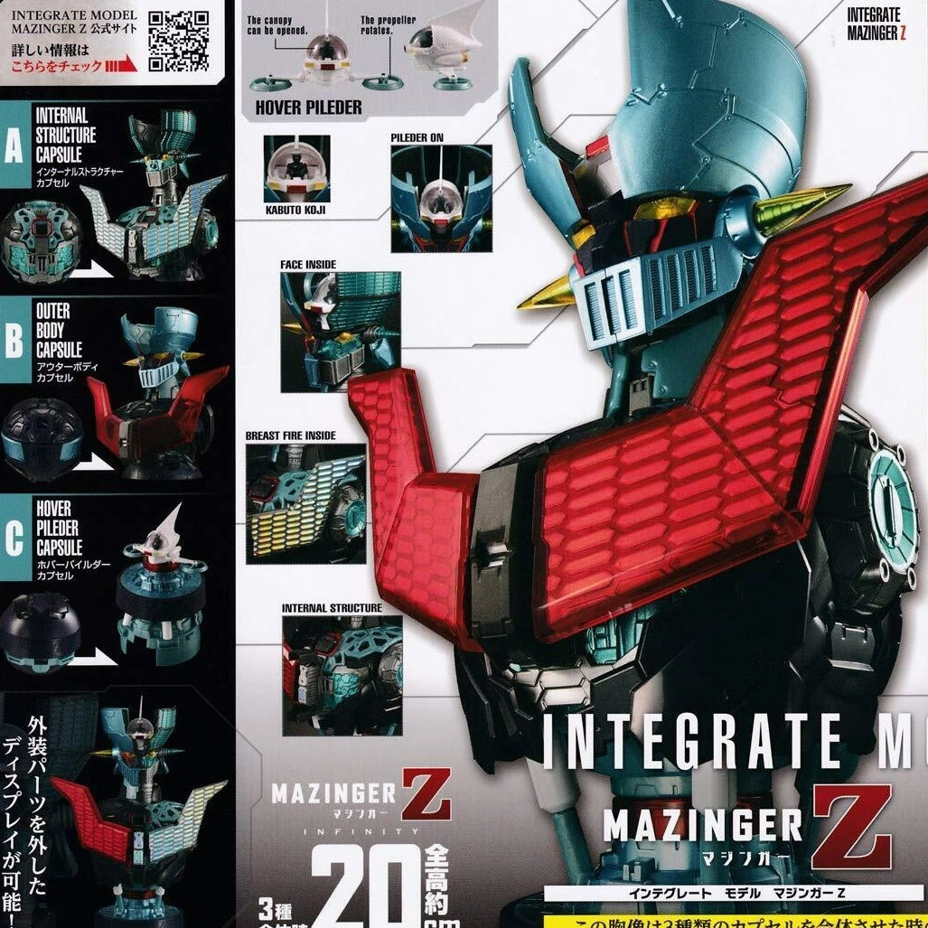 Famous Scientist Integrate Model Mazinger Z Original Color Ver. (Set of 3)