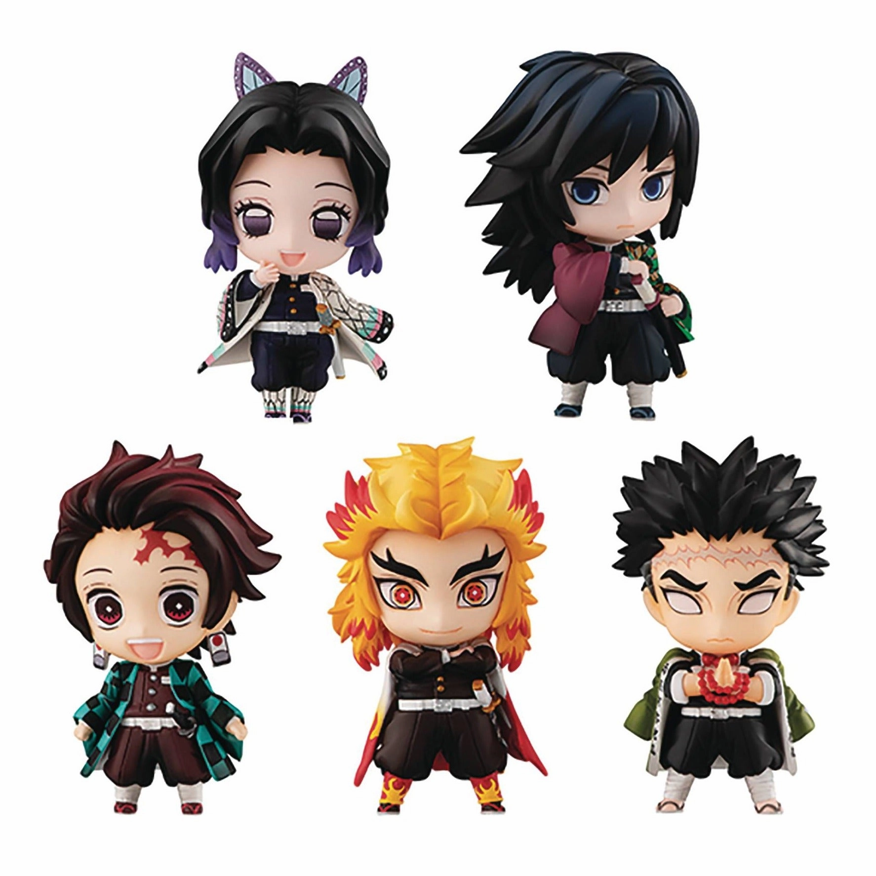 MEGAHOUSE Demon Slayer Tanjirou & the HASHIRAs Mascot set A Fabric Figure