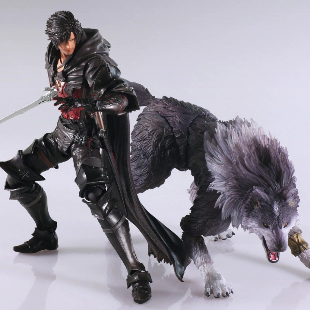 [Backorder] Final Fantasy XVI BRING ARTS Clive Rosfield & Torgal Chibi Display