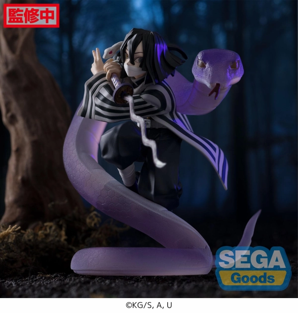 SEGA Xross Link Anime Demon Slayer: Kimetsu no Yaiba Figure Obanai Iguro Hashira Training Arc Luxury Collectible