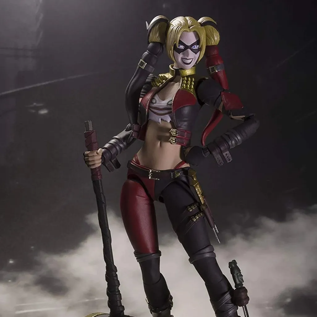 S.H.Figuarts Harley Quinn Injustice Ver. Action Figure Amphibian Statue Cartoonish Design