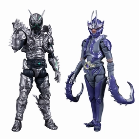 Limited Run SHODO-XX KAMEN RIDER SHADOWMOON & MANTIS MUTANT SET