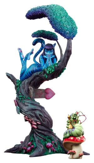 Geography Exploration Mixture Separation Sideshow Collectibles Fairytale Fantasies Collection Lady Cheshire Cat (Deluxe Edition) Statue