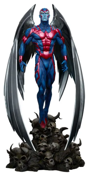 Sideshow Collectibles Marvel Archangel Premium Format Statue Electric Current UV Unwrap