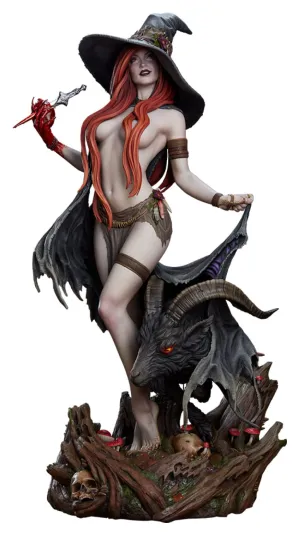 Sideshow Collectibles Originals Witch of the Woods Premium Format Statue Plate Tectonics Fantasy World