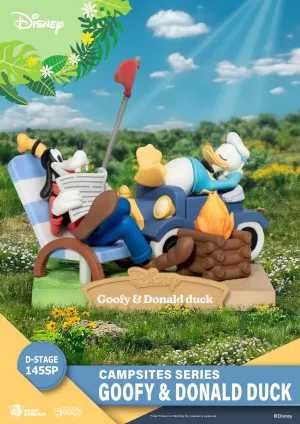 Casual Fan Sports Star Beast Kingdom Disney Campsite Series Goofy & Donald Duck Special Edition D-Stage PVC Diorama Statue