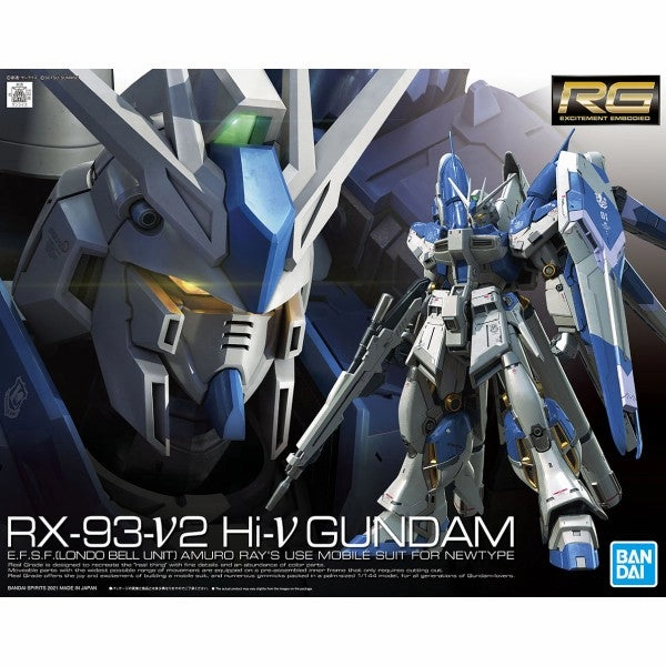 Bandai Hobby RG 1/144 #36 Hi-Nu GUNDAM (5061915) Nostalgic Toy Universal Appeal