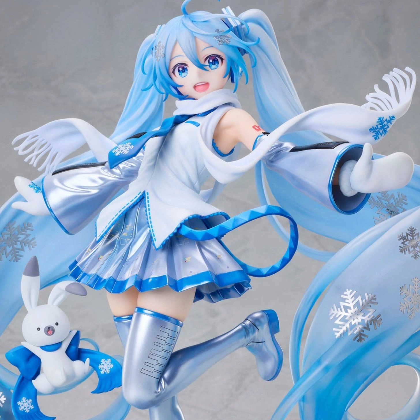 Snow Miku Sky Town 10th Anniversary Ver. Chrome Plated Action Goods
