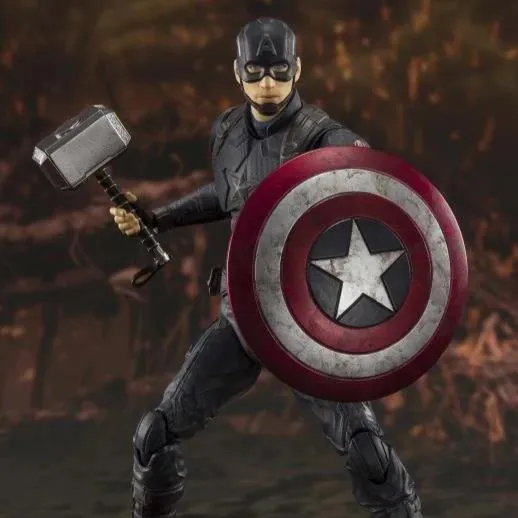 S.H.FIGUARTS AVENGERS ENDGAME FINAL BATTLE CAPTAIN AMERICA Character Model