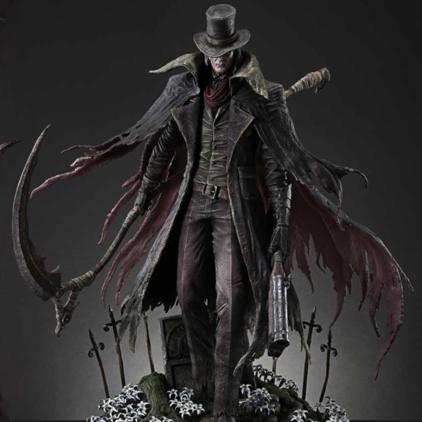 Prime 1 Studio Ultimate Premium Masterline Bloodborne Gehrman Biodegradable material Glow In Dark