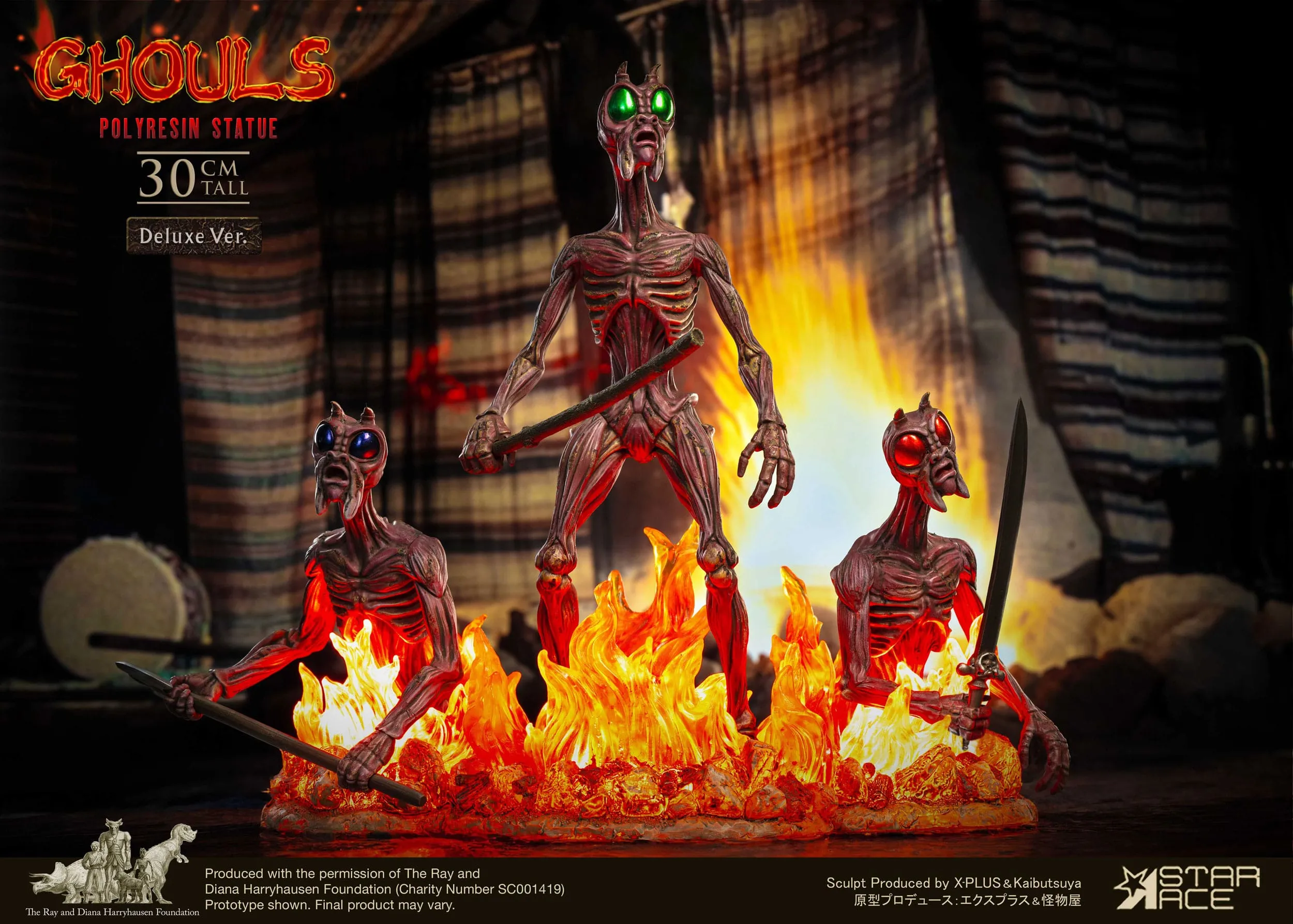 Star Ace Toys Ray Harryhausen's The Ghoul Deluxe Version Statue Shelving Ornament