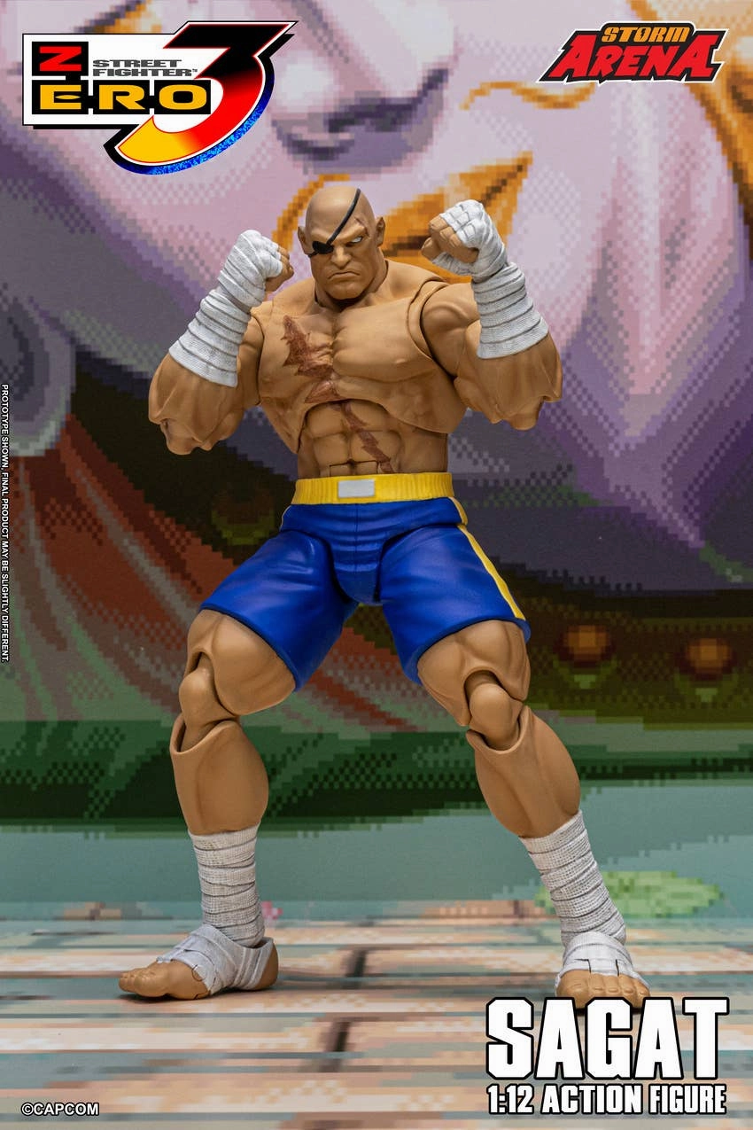 Storm Arena: Street Fighter Alpha 3 - Sagat 1/12 Scale Action Figure Movie Collectible