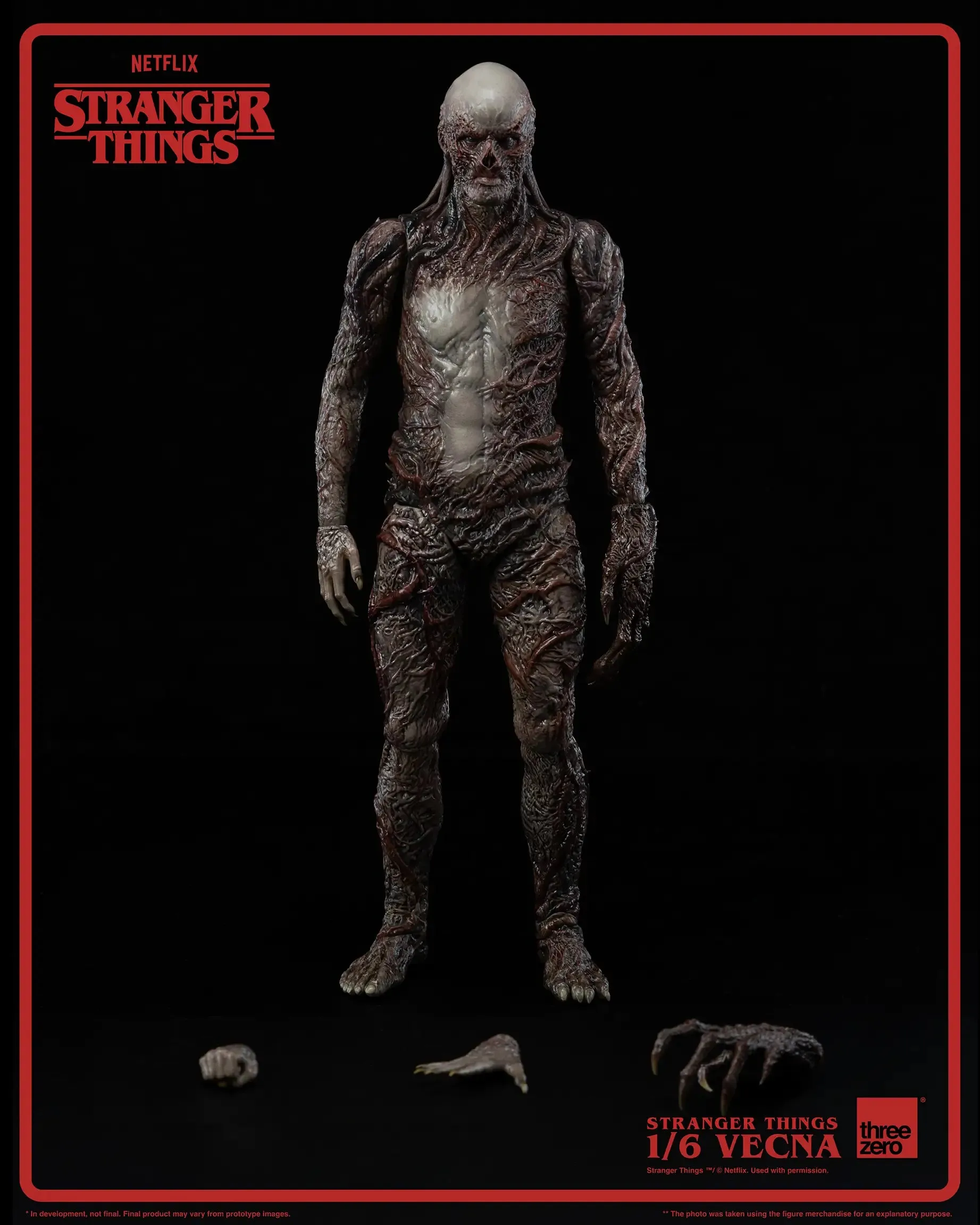 Multi Pose Wall Mounted Stranger Things 1/6 Vecna (Season 4)