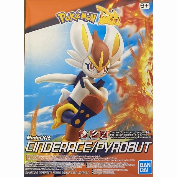 Bandai Hobby POKEMON MODEL KIT CINDERACE (5063381) Superhero Art Painted Model