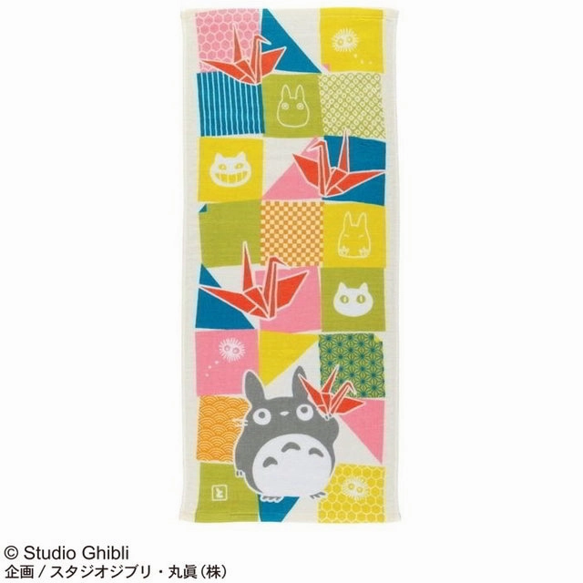 Factory Direct Studio Ghibli Imabari Gauze Series (Face Towel) "My Neighbor Totoro" - Origami
