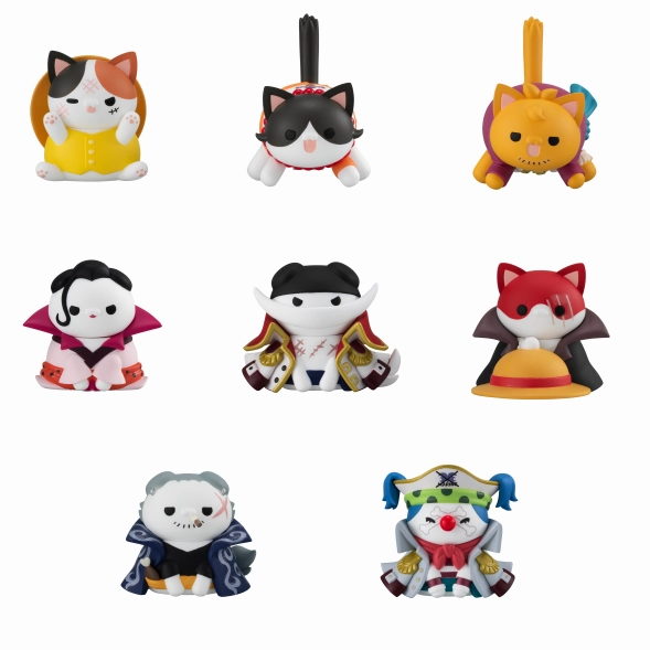 Fantasy Creature Gift Bundle Mega Cat Project One Piece Nyan Piece Nyan! Luffy & Paramount War of Marineford (Set of 8)