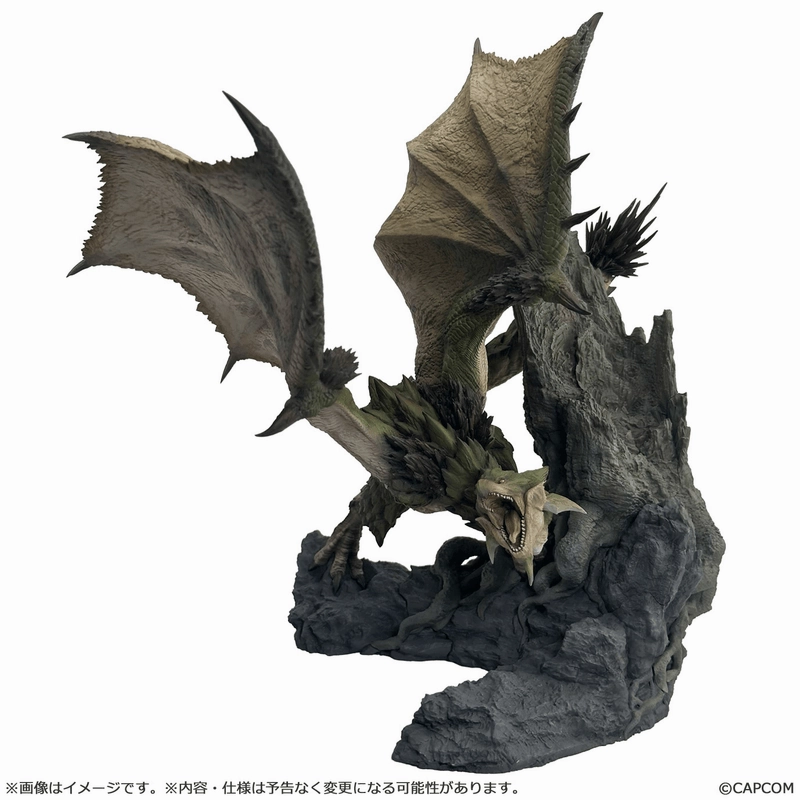 Capcom Figure Builder Creators Model Rathian (Ver.2.0) Silver Coated Miniature Unit