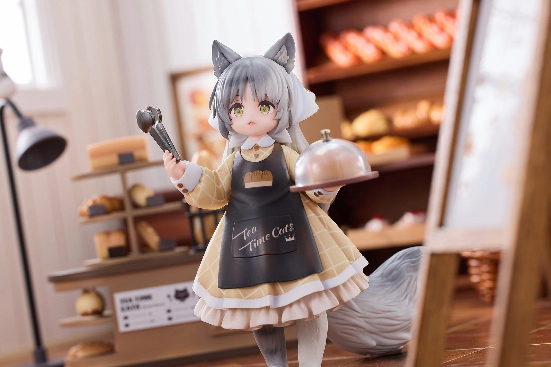 Tea Time Cats Scene: Cat Town Bakery Staff PVC Hobby Gaming Product