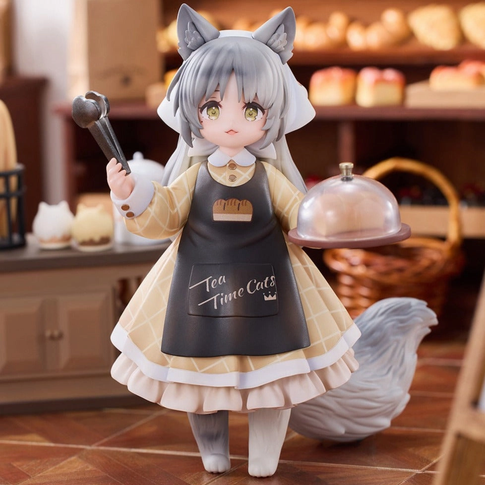 Ball Joint Tea Time Cats Scene: Cat Town Bakery Staff