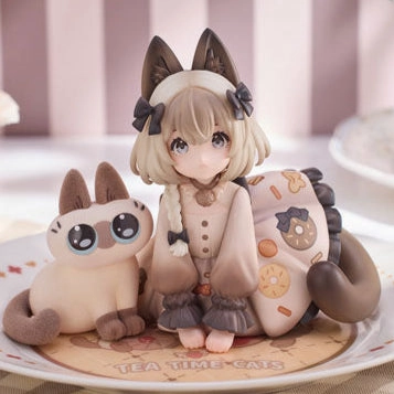 Premium Display Modern Icon Tea Time Cats x Siamese Cat Azuki-san Friendship Collaboration Exclusive Set