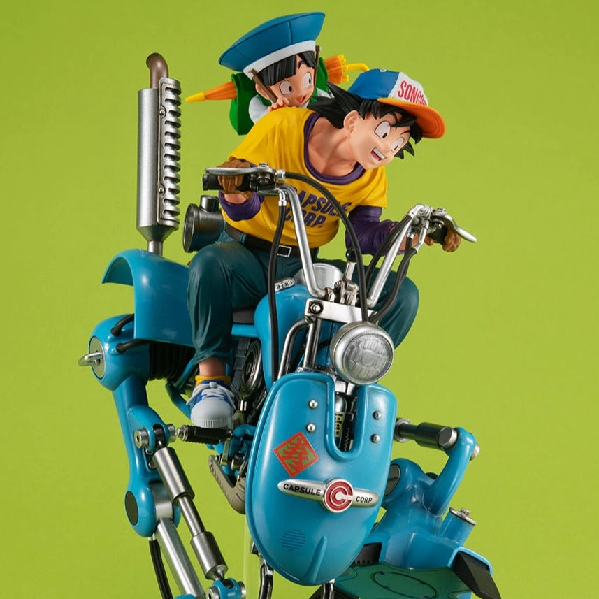 Dragon Ball Z Desktop Real McCoy Son Goku & Son Gohan & Bipedal Robo Walker Local Favorite Plastic Model