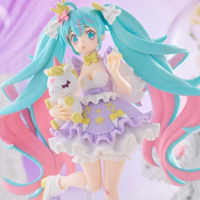 Chibi Display TENITOL Hatsune Miku Yumekawa Princess Lavender Ver.