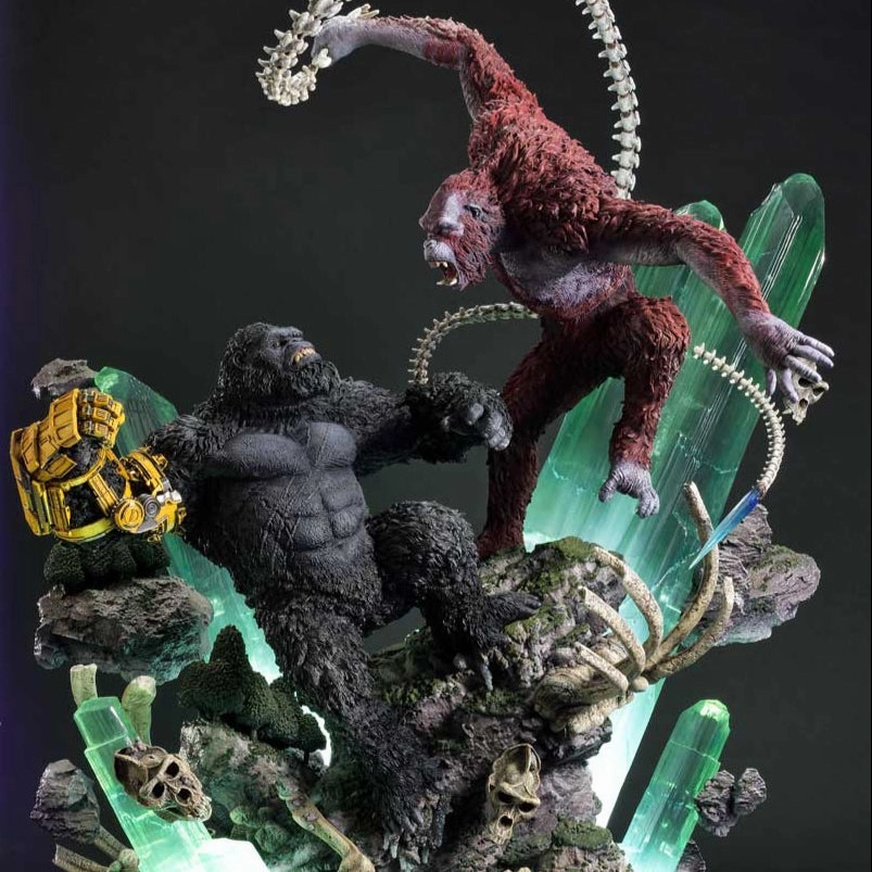 Collectible Character Realistic Art Prime 1 Studio Ultimate Diorama Masterline Godzilla x Kong: The New Empire Kong vs Skar King