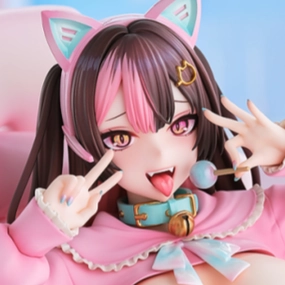 Sound Effect Limited Statue The Bewitching Landmine-Type Catgirl Streamer Kuro