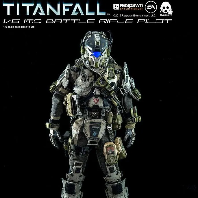 Threezero 3A TITANFALL IMC BATTLE RIFLE PILOT 1/6 Minimalist Design Premium Piece
