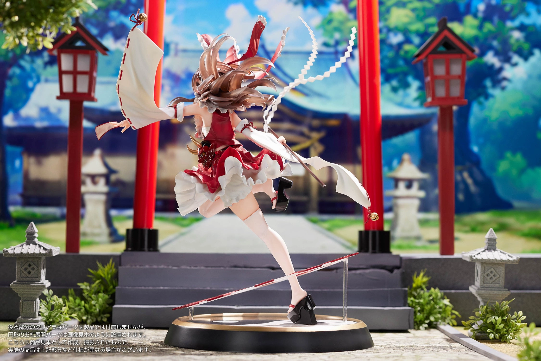 Touhou Project Eternal Shrine Maiden Reimu Hakurei Deluxe Edition Marvel Hero PVC Collectible