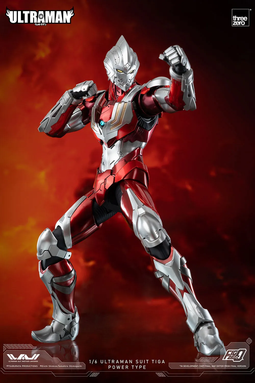 Sports Memorabilia Virtual Collectible ULTRAMAN FigZero 1/6 Ultraman Suit Tiga Power Type