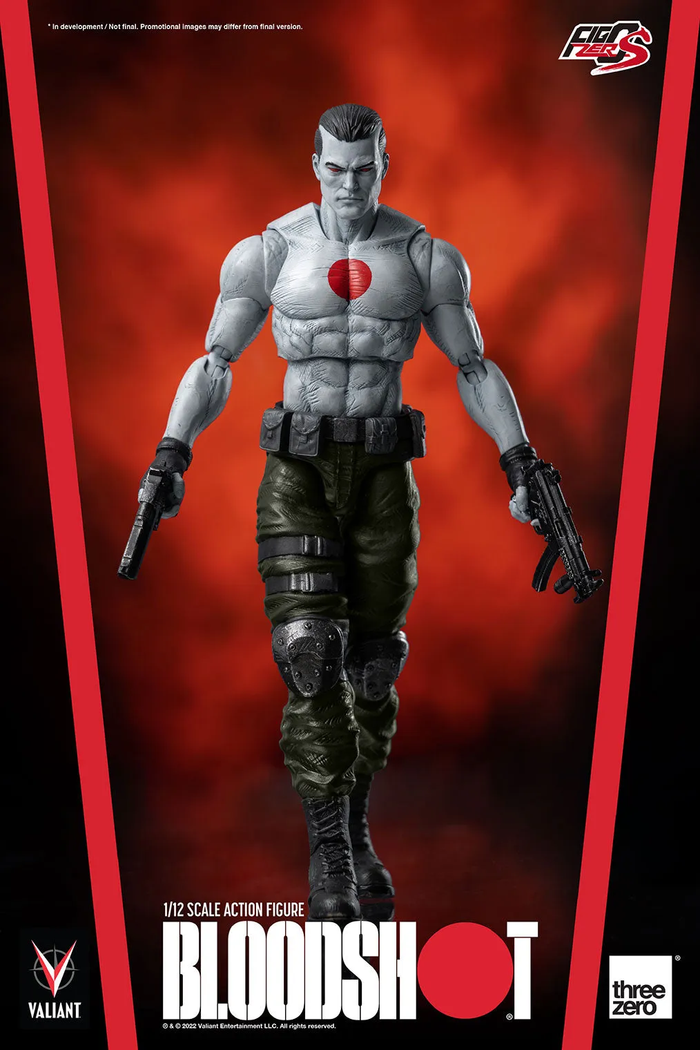 VALIANT FigZero S 1/12 Bloodshot Special Gift Limited Decor