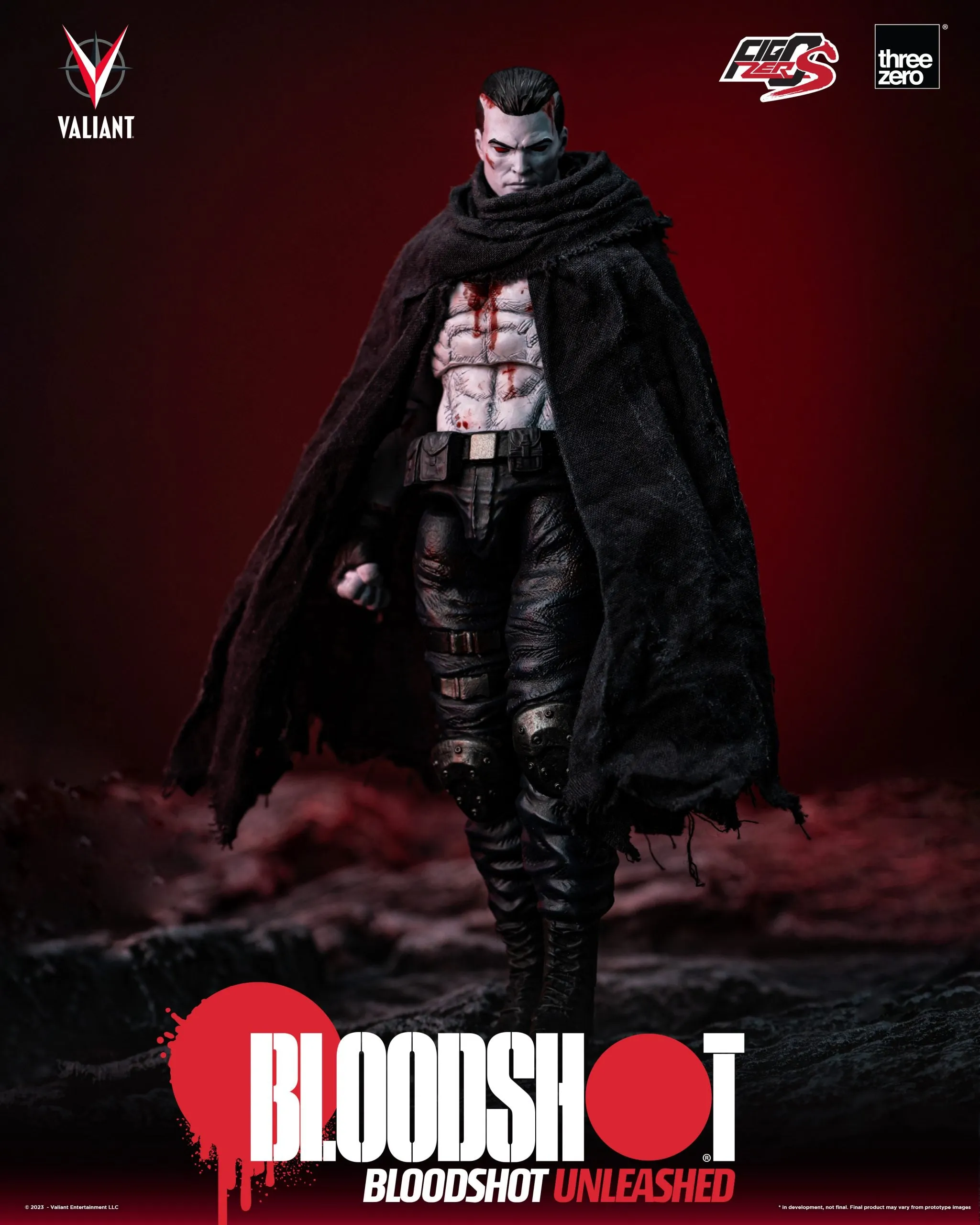 VALIANT FigZero S 1/12 Bloodshot Unleashed Message Option