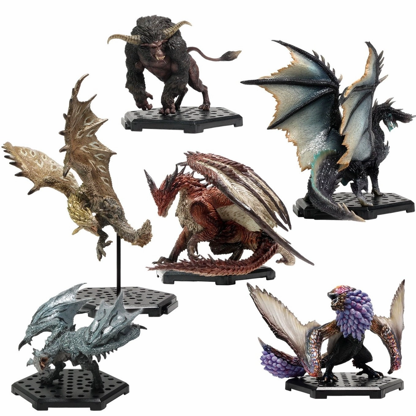Landmark Replica MONSTER HUNTER CAPCOM Figure Builder Standard Model Plus Vol.18(re-run) (Set of 6 Characters)