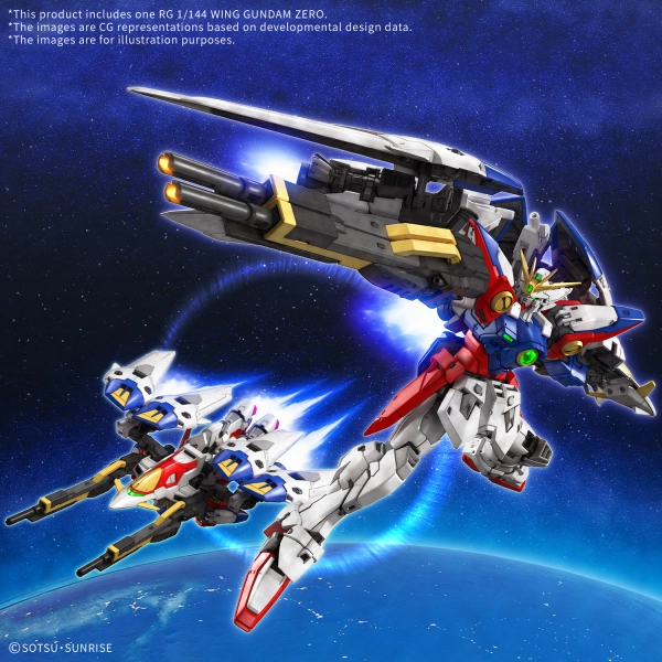 Premium Showcase BANDAI HOBBY RG 1/144 WING GUNDAM ZERO