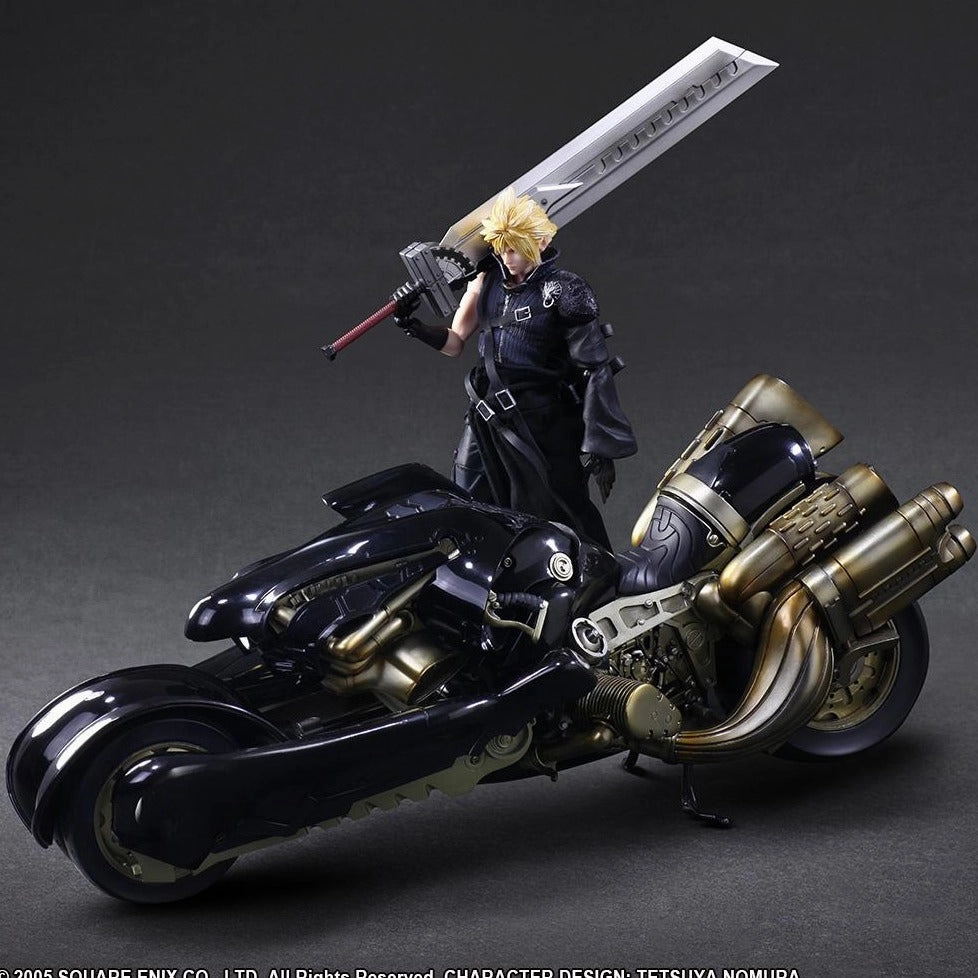 Vinyl Creation Final Fantasy VII: Advent Children Play Arts Kai Cloud Strife and Fenrir (Reissue)