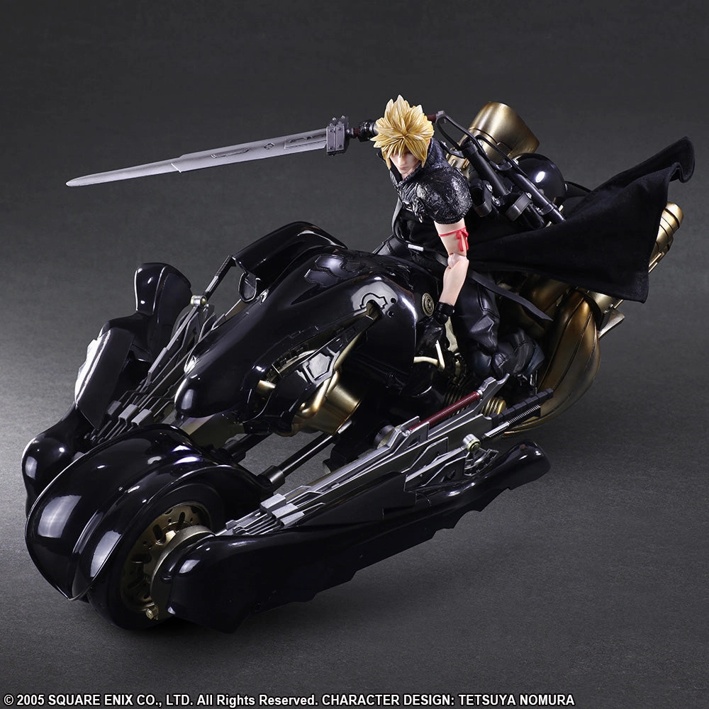 Vinyl Piece Gaming Model Final Fantasy VII: Advent Children Play Arts Kai Cloud Strife and Fenrir (Reissue)
