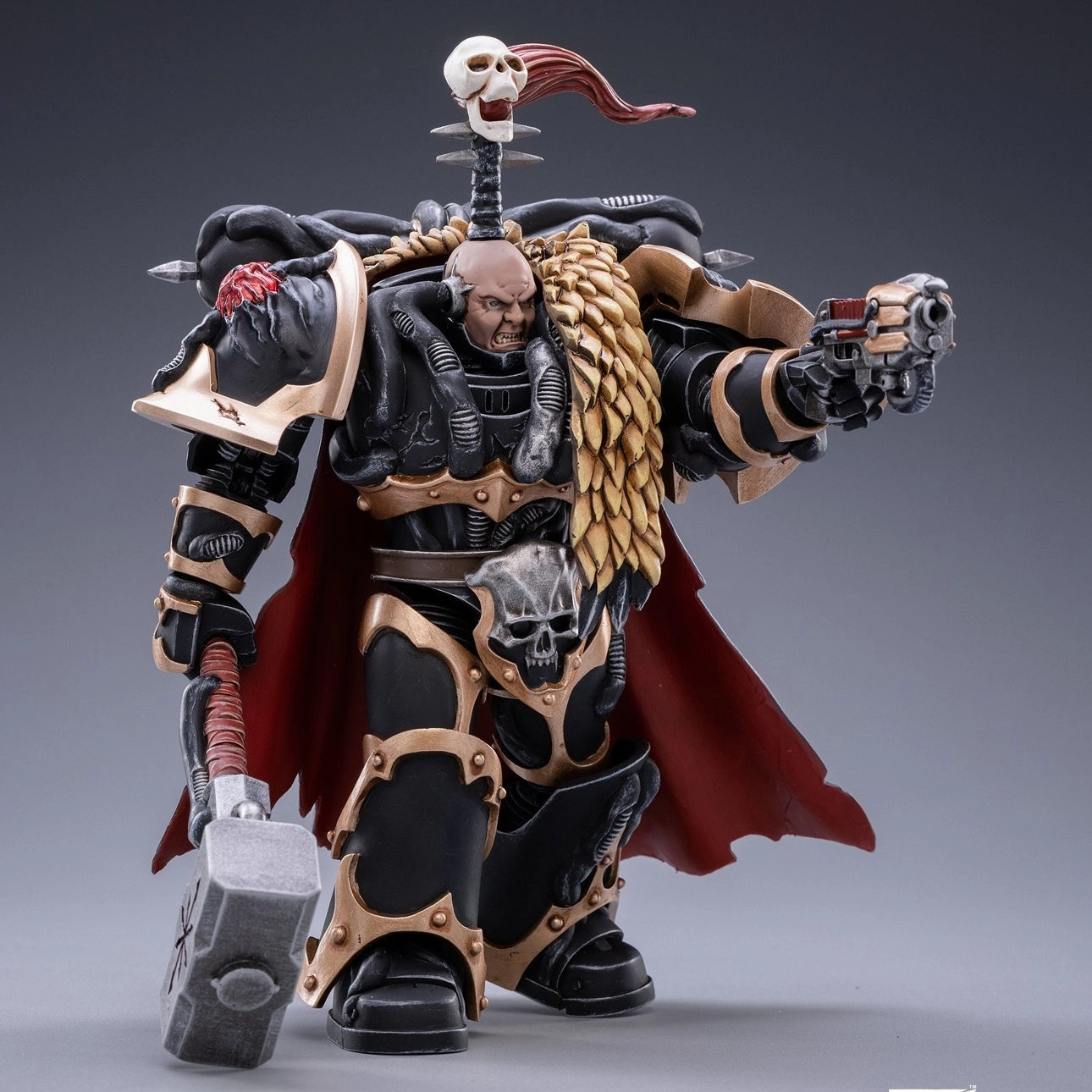 WARHAMMER 40K Black Legion Chaos Lord Khalos the Ravager Library Decor