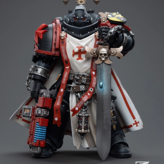 Miniature World Porcelain Doll WARHAMMER Black Templars Sword Brethren Brother Lombast (Reissue)