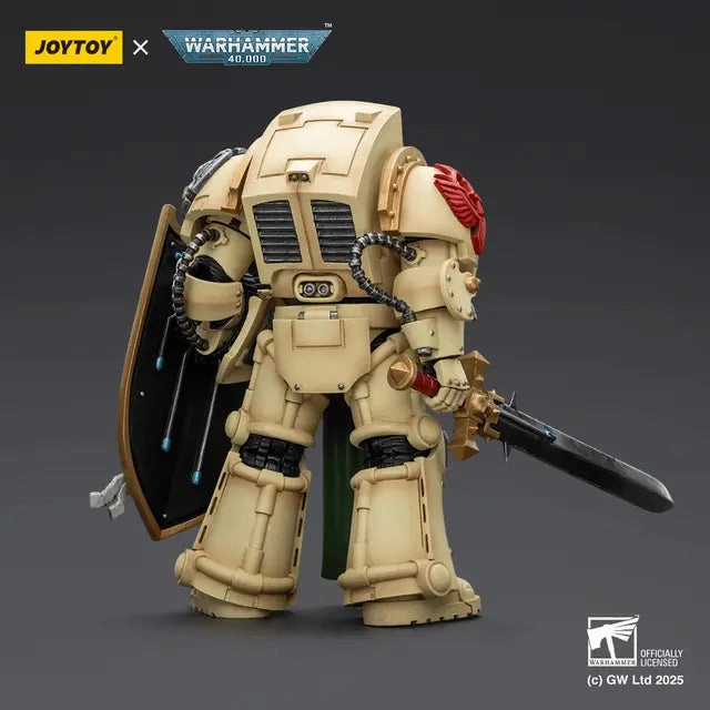 WARHAMMER Dark Angels Deathwing Knight 3 With Power Sword and Storm Shield History Buff Item Collection