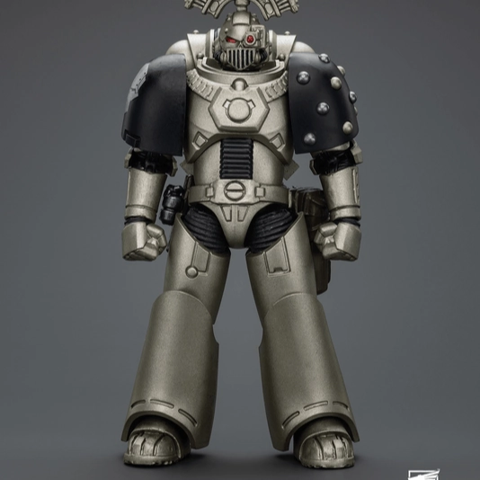 WARHAMMER Iron Warriors MKVI Tactical Sergeant with Power Sword and Plasma Pistol Art Decor