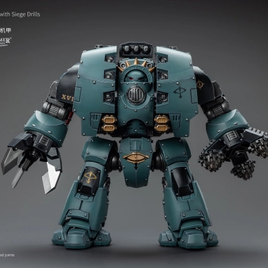 WARHAMMER Sons of Horus Leviathan Dreadnought with Siege Drills Workstation Decor Collectible Object