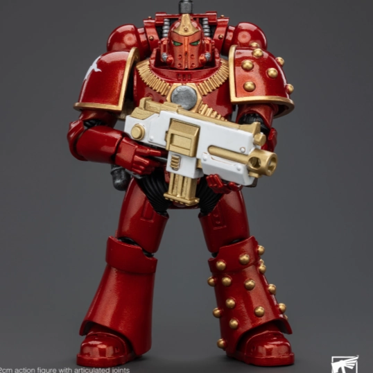 WARHAMMER Thousand Sons Legion MK IV Tactical Squad Legionary with Legion Vexilla Movie Item Collectible Model