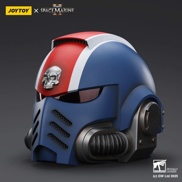 Contemporary Art Urban Vinyl WARHAMMER Ultramarines Lieutenant Titus' MKX Helmet