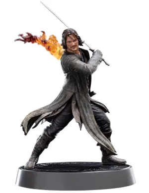 Weta Lord of the Rings Figures of Fandom Aragorn PVC Statue Rainy Day