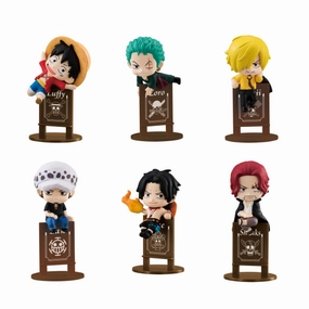 Kawaii Design Action Display Ochatomo series ONE PIECE Pirates Party (Each)