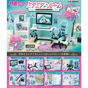 Re-ment Hatsune Miku: Miku Miku Room (Set of 8) Winter Decoration Alien Creature
